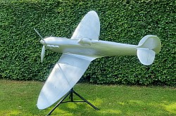 Spitfire aeroplane sculpture